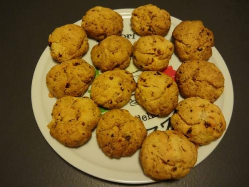 Cookies-salés-:-tomates-séchées,-chorizo-et-parmesan-(chrysb)-companion
