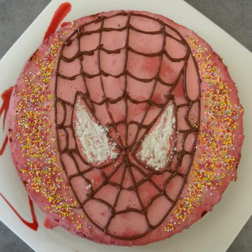 Gâteau-d'anniversaire-spiderman-thermomix