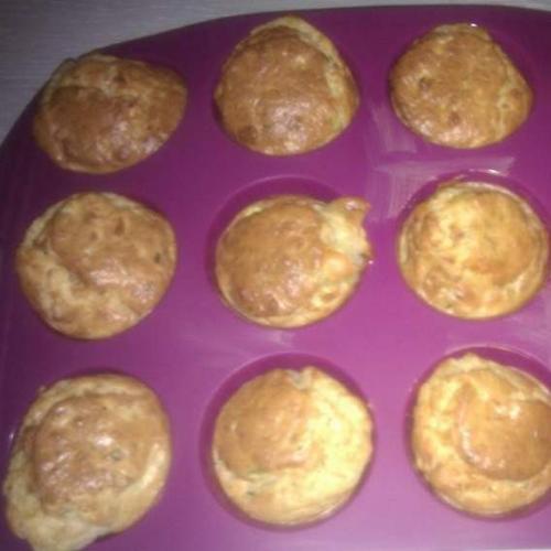 Muffins-de-courgettes,-chèvre-et-gruyère-thermomix