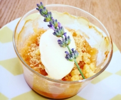 Crumble-d'abricot-et-crème-glacée-miel-lavande-thermomix