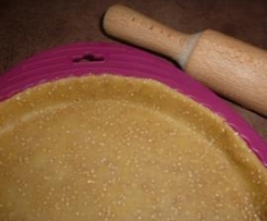 Pâte-brisée-à-l'huile-d'olive-et-graines-de-sésame-thermomix