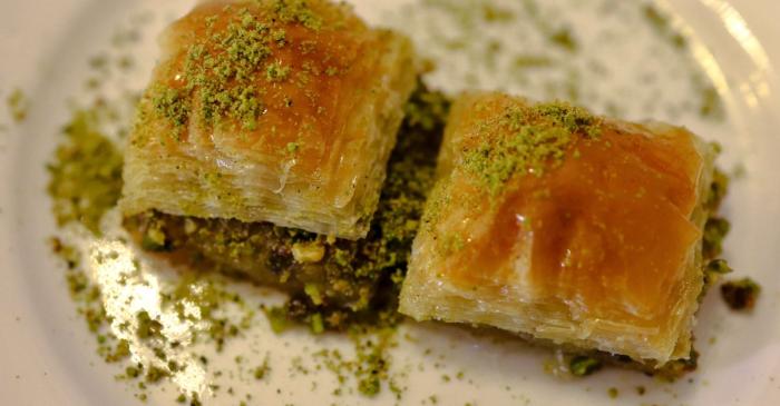 Baklava turc a la pistache