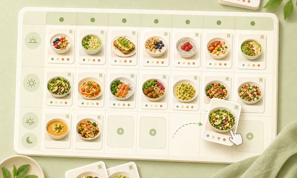 Définir son planning de repas
